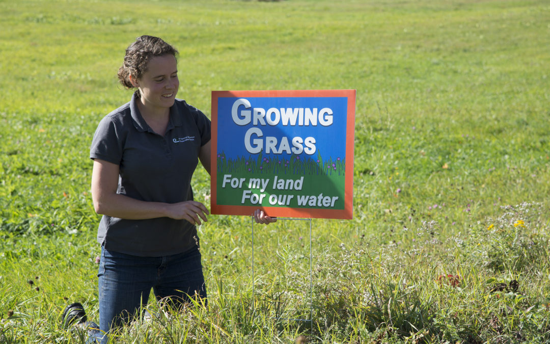 Jeannie Bartlett, manager of the Franklin County Conservation District, conceived and implemented Signs of Conservation. Partners across Vermont and beyond are now expanding and replicating the program. Photo credit Amy Overstreet, VT USDA-NRCS.