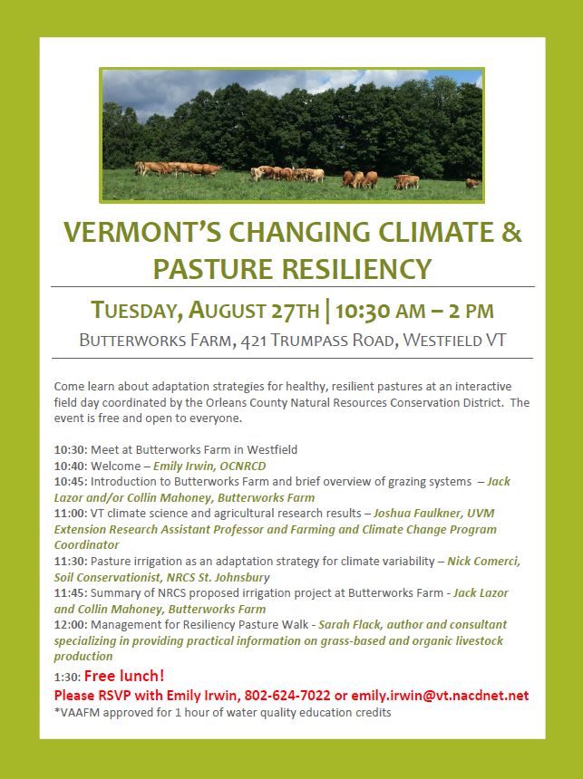 Orleans County Vermont Association of Conservation Districts