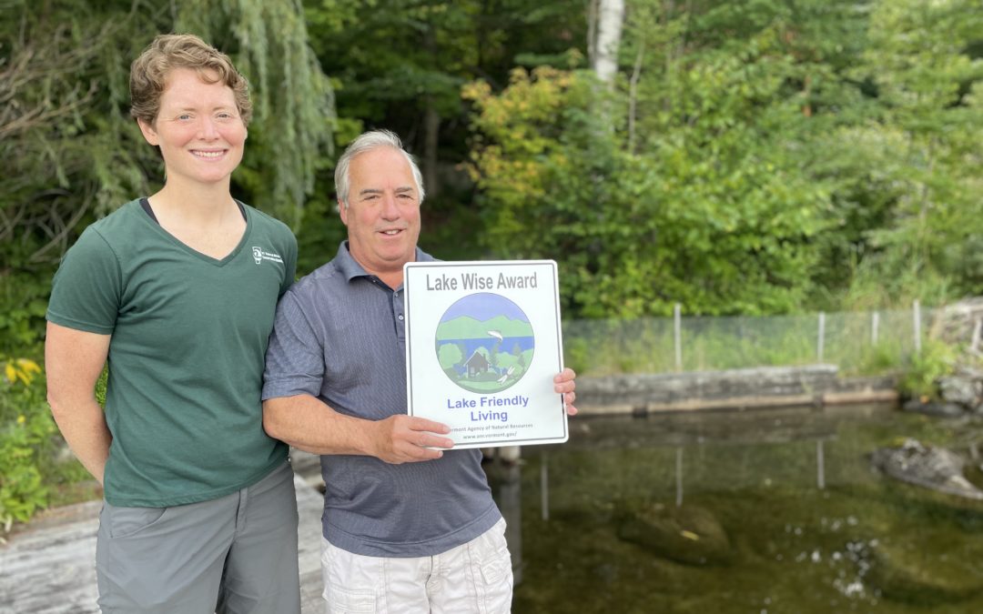 Peacham Pond Community Member Receives Lake Wise Award